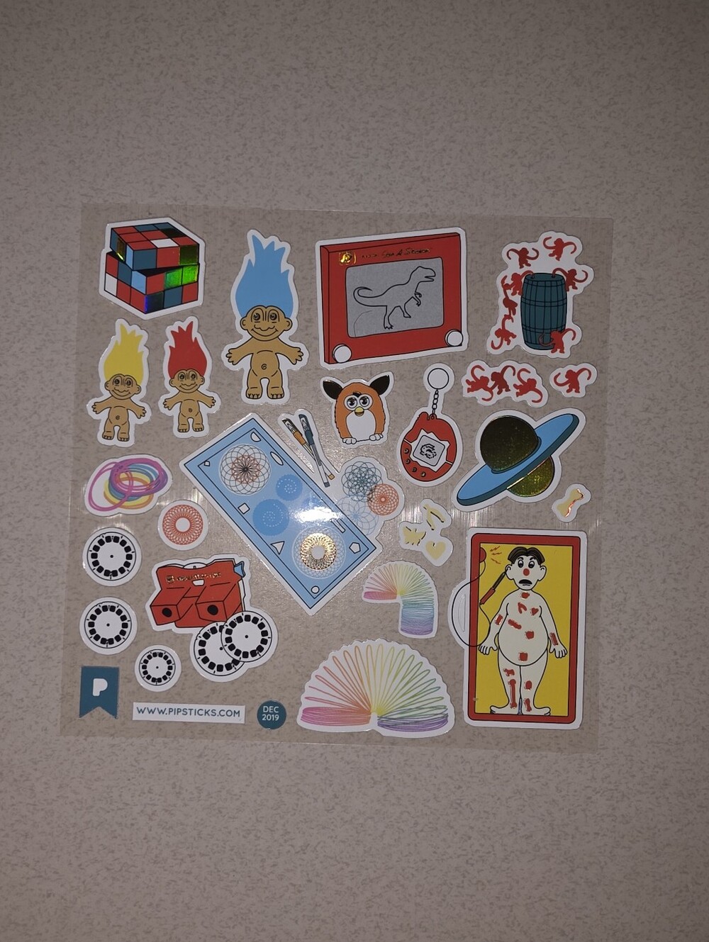 Pipsticks Stickers 4 Sheets Included - Picture 2 of 5